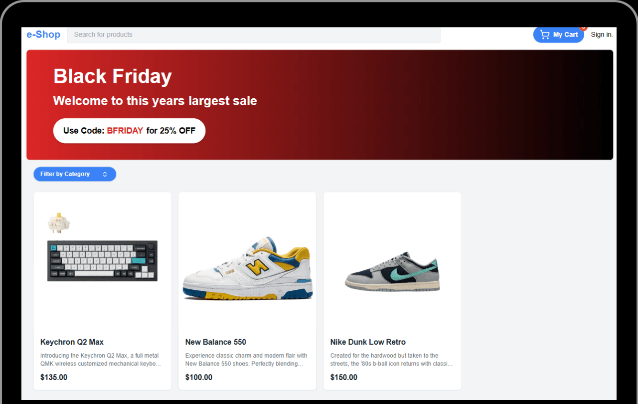 e-Commerce Website